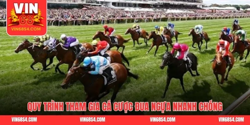 Quy trình tham gia cá cược đua ngựa nhanh chóng